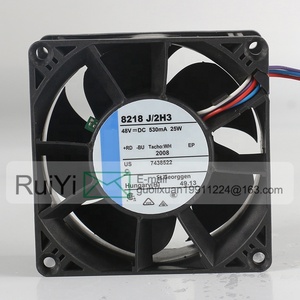 Alemanha Original 5V 12V 24V DC 48V 530mA 25W AC EC 8038 80X80X38MM 8CM Grande Volume de ar Inversor High-end 8418J/2H3 Ventilador - Product Image 2