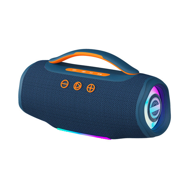 60W Portable Waterproof Outdoor Speaker with Handle Stereo RGB Light Speaker IPX6 Waterproof