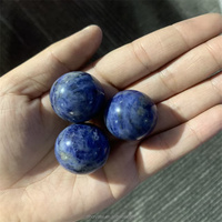 Vente en gros de sphères de cristal d'obsidienne noire naturelle de 30 mm pour cadeau