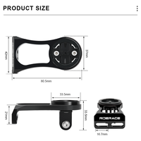 Penyangga Kamera Komputer Sepeda, Dudukan Stang Sepeda, Stopwatch, Speedometer, Braket untuk Garmin Edge Bryton Cateye
