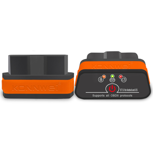 Konnwei kw901 mini không dây OBD2 máy quét Bluetooth 5.0 ELM327 V1.5 xe máy quét <span class=keywords><strong>Android</strong></span> IOS <span class=keywords><strong>App</strong></span> hoạt động Mã công cụ chẩn đoán - Product Image 1