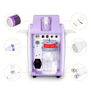 Appareil de beauté professionnel 6 en 1 eau petite bulle multifonctionnel hydrogène oxygène <span class=keywords><strong>Hydra</strong></span> Spa soins du visage - Product Image 5