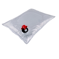 Distributeur de bavette en feuille d'aluminium 3L 5L 10L 20L personnalisé Sacs aseptiques Vanne papillon pour le stockage de la bière, du café scellé à chaud