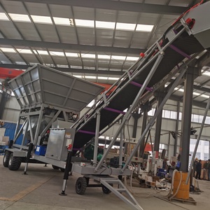 Mesin Teknik & Konstruksi 50 90m3/jam Konveyor Sabuk Pengaduk Beton Kering <span class=keywords><strong>Liebherr</strong></span> Mobile Concrete Batch <span class=keywords><strong>Plant</strong></span> - Product Image 2