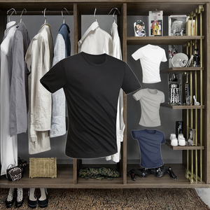 <span class=keywords><strong>Mode</strong></span> à manches courtes 100% coton solide noir blanc sérigraphie surdimensionné respirant graphiques hommes T-shirts - Product Image 2