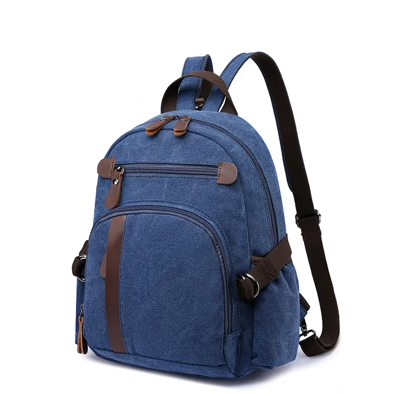 Zuolunduo Custom Fashion Casual Canvas Lichte Gym Sportschooltas Kids Reizen Heren Mini Rugzak Designer Rugzakken