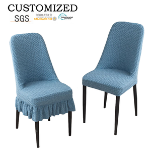 <span class=keywords><strong>Housse</strong></span> de <span class=keywords><strong>chaise</strong></span> simple et courbée à motif pied-de-poule, antidérapante et durable pour salle à manger, <span class=keywords><strong>housse</strong></span> de tabouret élastique épaissie, populaire et anti-griffures pour chats - Product Image 1