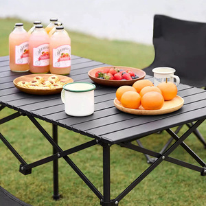 Outdoor Folding <b>Table</b> 52x52x50 Cm Portable Rectangular Camping Picnic <b>Table</b> - Product Image 2