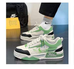 <span class=keywords><strong>Scarpe</strong></span> da Designer per Uomo, Sneakers con Stampa Effetto Inchiostro, Suola Rialzata, Antiscivolo, Comode per Uso Quotidiano e Corsa - Product Image 5
