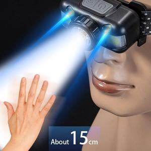 Xhp50 cob lampada frontale 2000LM sensore di movimento del corpo USB ricaricabile faro bianco + rosso modalità lampada da campeggio - Product Image 4