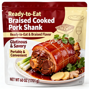 Sachet rétractable en aluminium haute barrière personnalisé, résistant aux perforations et étanche, pour l'emballage <span class=keywords><strong>de</strong></span> viande <span class=keywords><strong>de</strong></span> <span class=keywords><strong>porc</strong></span> braisée prête à consommer - Product Image 1