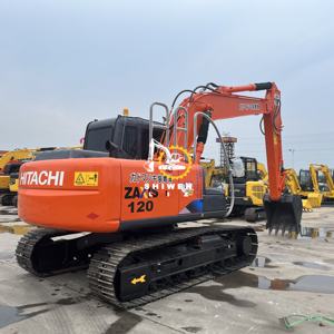 Excavadora de Cadenas Hitachi ZX120 Usada Original de Japón, 95% Nueva, Componentes Principales del Motor, Alta Potencia de Excavación, 1 Año de Garantía - Product Image 2
