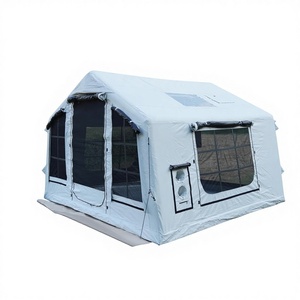 Tente de <span class=keywords><strong>camping</strong></span> gonflable de luxe <span class=keywords><strong>8</strong></span> places, 3-<span class=keywords><strong>8</strong></span> <span class=keywords><strong>personnes</strong></span>, 4 saisons, résistante aux UV, imperméable, coupe-vent, installation rapide, tente familiale avec port pour cheminée - Product Image 1