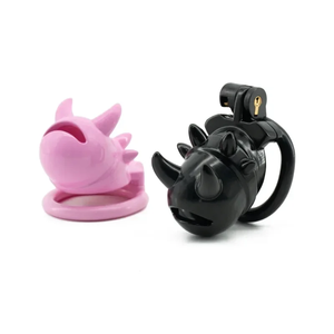 Nouvelle cage de chasteté masculine Démones et anges Verrou de chasteté personnalisé Sissy avec cage à pénis de 4 tailles Jouets sexuels pour hommes Sex Toi pour homme18 - Product Image 4