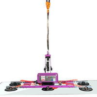 Cowest RDSE Double System Glass Vacuum Lifter 1500N Daya Hisap 1000kg Beban Kontrol Jarak Jauh Portabel Luar Ruangan Bersertifikat CE Pompa Baru 1
