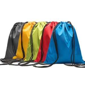 High Quality Gym Sport Soccer Pattern Polyester Wholesale <b>Drawstring</b> <b>Backpack</b> - Product Image 1