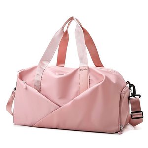 Customizable Logo Unisex Fashion Large Capacity Dry Wet Separation Waterproof Duffel <b>Bag</b> Yoga Gym Travel Shoe Compartment - Product Image 2