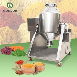 เครื่องผสมผงแห้ง Dzjx แบบดรัม ขนาด 100 กก. สำหรับอบ ผสมวัตถุดิบในห้องปฏิบัติการ กาแฟ นม เครื่องผสมแบบใบพัดสำหรับอุตสาหกรรม และชา - Product Image 1