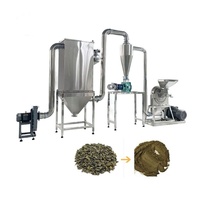 Machine à moudre les céréales en acier inoxydable à usage commercial / Broyeur de poudre d'épices alimentaires / Pulvérisateur / Machine à broyer