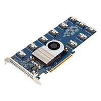 Carte d'extension PEX88096 PCIe 4.0 X16 avec 10 ports SFF-8654 pour GPU externe et stockage NVMe – Extension serveur haute vitesse en stock