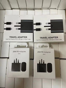 Elettronica cinese uu UK Plug 3A cavo di tipo c 25W USB-CAdapter adattatore caricatore rapido per <span class=keywords><strong>Samsung</strong></span> S22 <span class=keywords><strong>Ultra</strong></span> <span class=keywords><strong>S21</strong></span> + S20 A34 A54 - Product Image 6