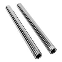 Tubes de fourche chromés TCMT 49 mm compatibles avec Harley Dyna Street Fat Bob Low Rider 2006-2017, amortisseur avant, suspension XF2906C703-E