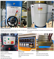 Perceuses radiales robustes à alimentation automatique, à plusieurs broches, avec levage électrique manuel