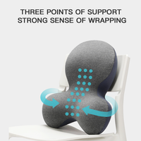 OEM/ODM Coussin de siège de chaise de bureau confortable Coussin de massage du dos pour chaises de bureau en plein air pour les douleurs lombaires