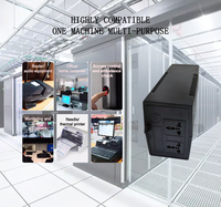 UPS Interactivo de Línea de 650VA 360W con Pantalla LED, Estabilizador de Voltaje AVR, Batería de Plomo-Ácido, Router Wifi, Computadora, PC, Respaldo de Energía para Oficina en Casa
