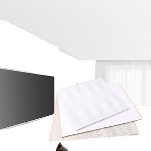 Placas de Techo Impermeables de PVC de 25 mm con Rejilla para Instalación en Techo, Clase A en Resistencia al Fuego, Montaje Empotrado para Uso en Oficinas - Product Image 3