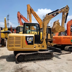High Quality Hydraulic Track Digger Excavadora Machine Used Caterpillar 306 E2 Excavator Japan <b>CAT</b> 306E2 6.5Ton Small Excavators - Product Image 2