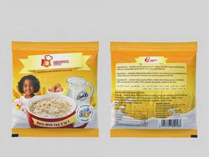 Flocons d'avoine instantanés 3 en 1 certifiés halal, mélange nutritif d'avoine et de céréales avec du lait et de l'œuf pour le <span class=keywords><strong>petit</strong></span>-<span class=keywords><strong>déjeuner</strong></span> - Product Image 2