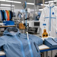 Machine de thermosoudage à air chaud JY-611 pour vestes imperméables, vêtements de pluie, tentes, vêtements de protection, écran tactile, température automatique, MOQ 1 unité