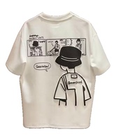 Vêtements pour hommes de luxe léger, nouvelle collection été 2025, marque tendance, vente chaude, respirant, imprimé dessin animé, cool, élégant, décontracté, court