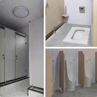 Ensemble WC et salle de bain mobile d'extérieur en acier et aluminium, durable, écologique, avec garantie d'un an