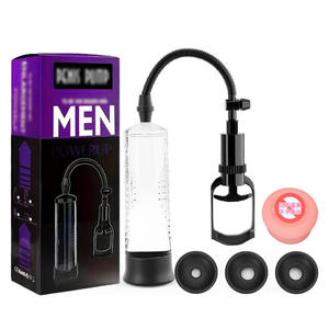 Pompe d'amplification de la masturbation masculine, pompe à vide, aide à l'agrandissement, impuissance, plus gros, plus long, gode, pompe sexuelle pour hommes, aide à l'érection, jouets - Product Image 1