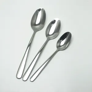 Tableware set 304 different size salad soup spoon stainless steel