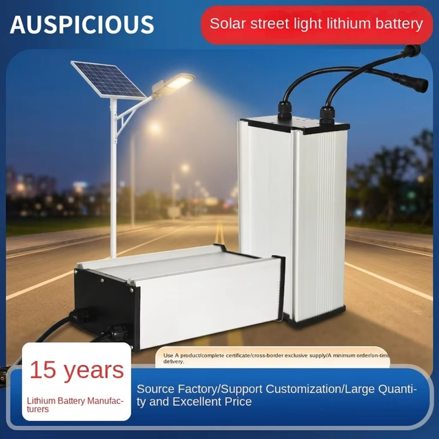 High Capacity Liquid Solar Street Lamp Battery 3.2V 12V Ternary Lithium 1000 Cycles Waterproof Energy Storage for Outdoor Solar