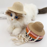 Sombrero de Papel de Lujo para Bebé con Flor y Lazo, Estilo a Rayas Ajustable para Bebés