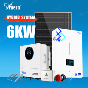 Système d'énergie solaire complet 5kva 3kva 10kw système d'énergie solaire <span class=keywords><strong>20kw</strong></span> système solaire avec onduleur solaire hybride pour la maison - Product Image 1