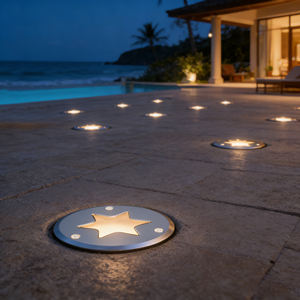 Lumière LED encastrée au sol, lumière enterrée, étanche IP68, <span class=keywords><strong>spot</strong></span> encastré extérieur, lampe de sol souterraine - Product Image 4