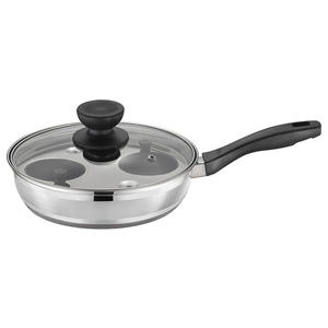 Cuiseur vapeur à oeufs à fond <span class=keywords><strong>plat</strong></span> en acier inoxydable 304 transfrontalier quatre trous cuisine domestique cuisinière à Induction cuisinière à gaz poêles à frire - Product Image 6