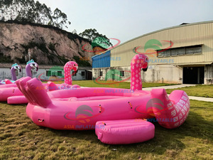 Kỳ Lân/Hồng Hạc/Thiên Nga Đảo Bơm Hơi Nổi Bè Nước Phòng Chờ Hồng Hạc Bơm Hơi - Product Image 3