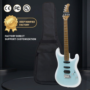 ST Electric Guitar With Carbonized Maple Neck Spruce Body and Rosewood Fretboard A High-Quality Beginner Guitar - Product Image 1