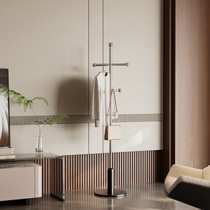 <span class=keywords><strong>Appendiabiti</strong></span> in Metallo da Terra per Camera da Letto, Attaccapanni <span class=keywords><strong>Angolare</strong></span> Multifunzionale per <span class=keywords><strong>Ingresso</strong></span>, Moderno e Minimalista - Product Image 3