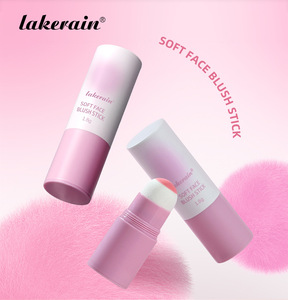 3 colori Soft Face Blush Stick impermeabile contorno ombra fard polvere pesca rosa guancia tinta ragazza coreana cosmetici - Product Image 5
