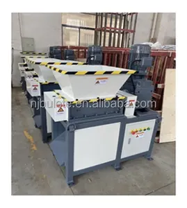 Trituradora de correa de plástico de varios tipos, trituradora de papel de doble eje pequeña fabricada en China