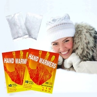 Meilleures ventes : Sachets chauffants jetables de poche, mini-pads chauffants instantanés, patchs chauffants pour les pieds en hiver, pour réchauffer les orteils, 52, 8 heures, certifiés CE
