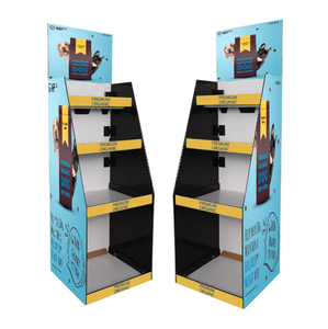 Nhà Máy Bán buôn các tông sóng Pet Dog Cat sản phẩm thực phẩm Rack hiển thị cho cửa hàng sử dụng cửa hàng - Product Image 1