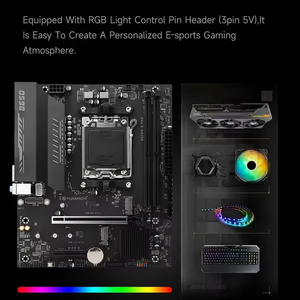 Mainboard máy tính để bàn B650M B PRO AMD AM5 hỗ trợ Ryzen R5 R7 dòng 7000 8000 9000, hỗ trợ Dual DDR5, BPRO EXPO, M.2 NVME, WIFI, mới - Product Image 2